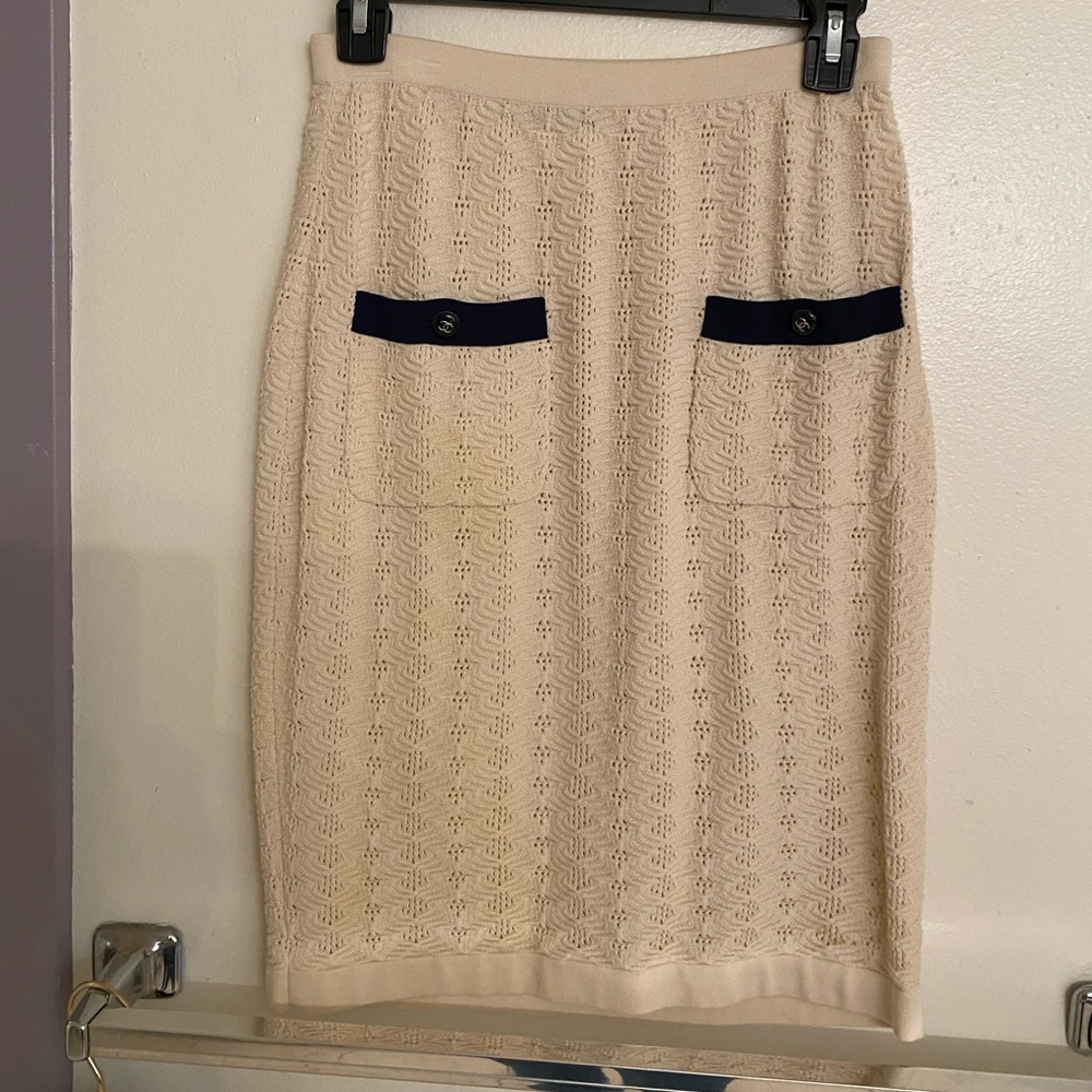 Gently Used Chanel Skirt and Blouse Set
